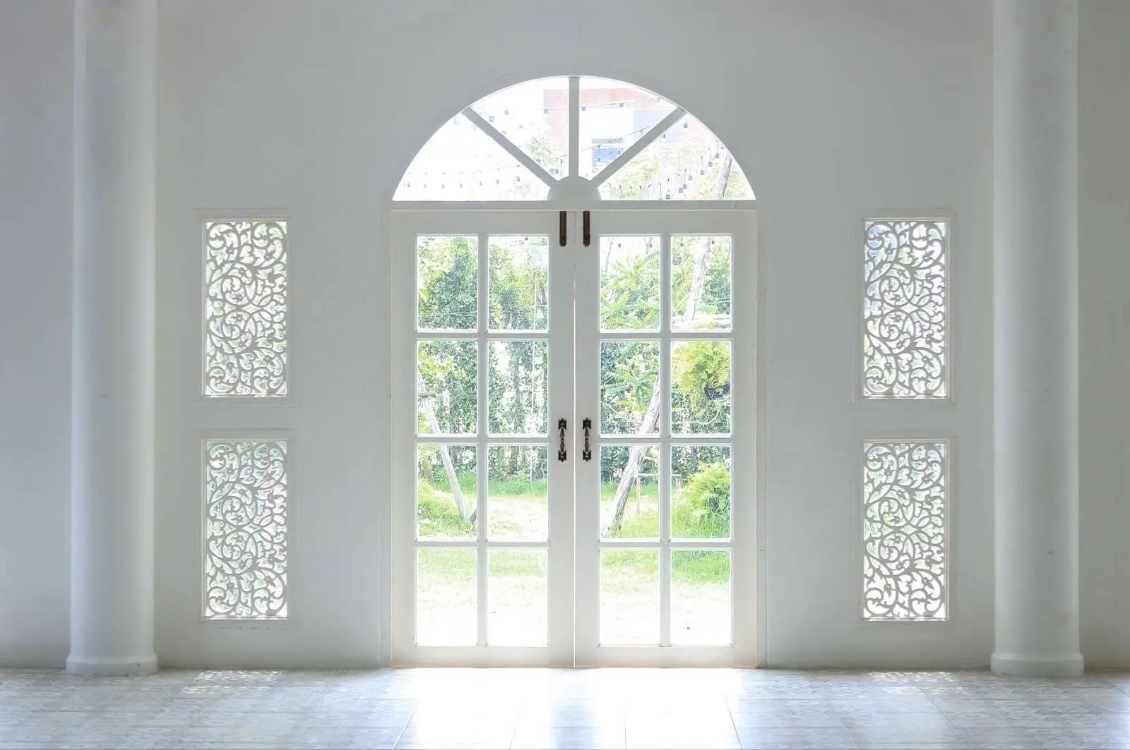 Glass doors
