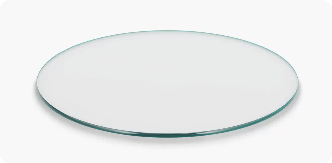 Eoval Glass Table Top