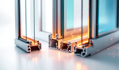 aluminum spacers in Insulated glass units